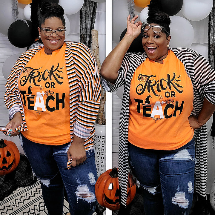 Trick or Teach Halloween T-Shirt