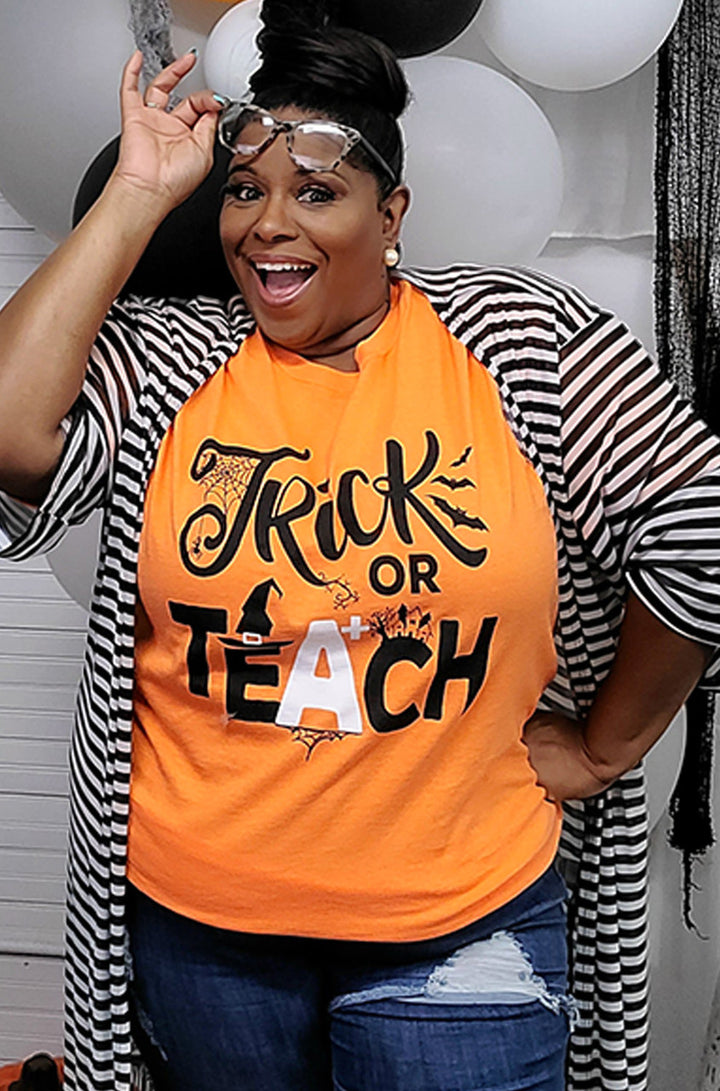 Trick or Teach Halloween T-Shirt