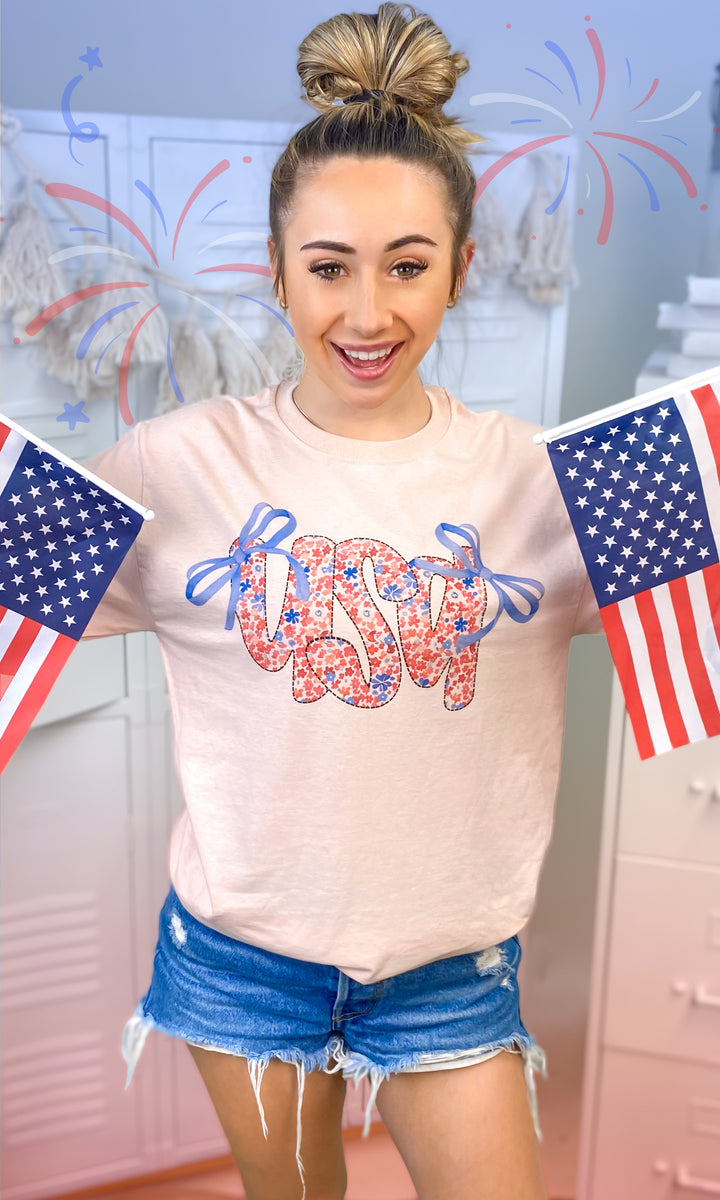 USA Coquette Graphic T-Shirt