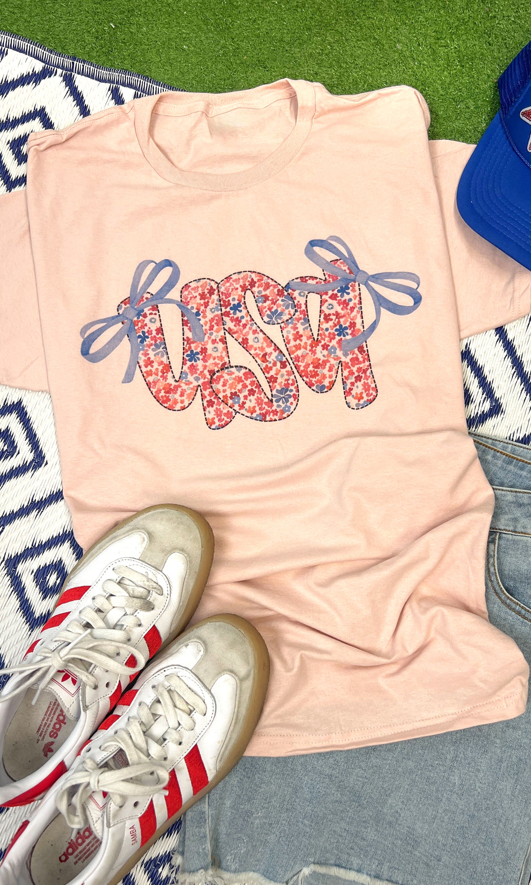 USA Coquette Graphic T-Shirt