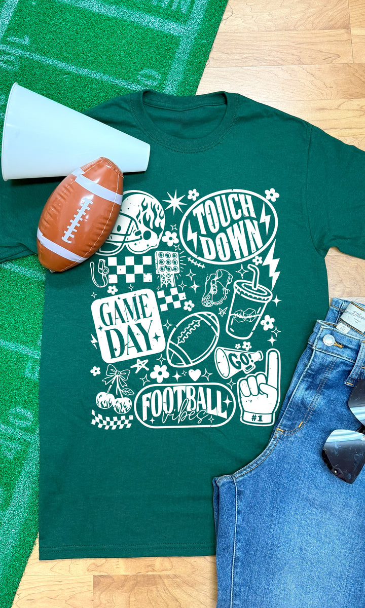 Shop the Vintage Football Season Graphic T-Shirt featuring fun designs, perfect for game day vibes!