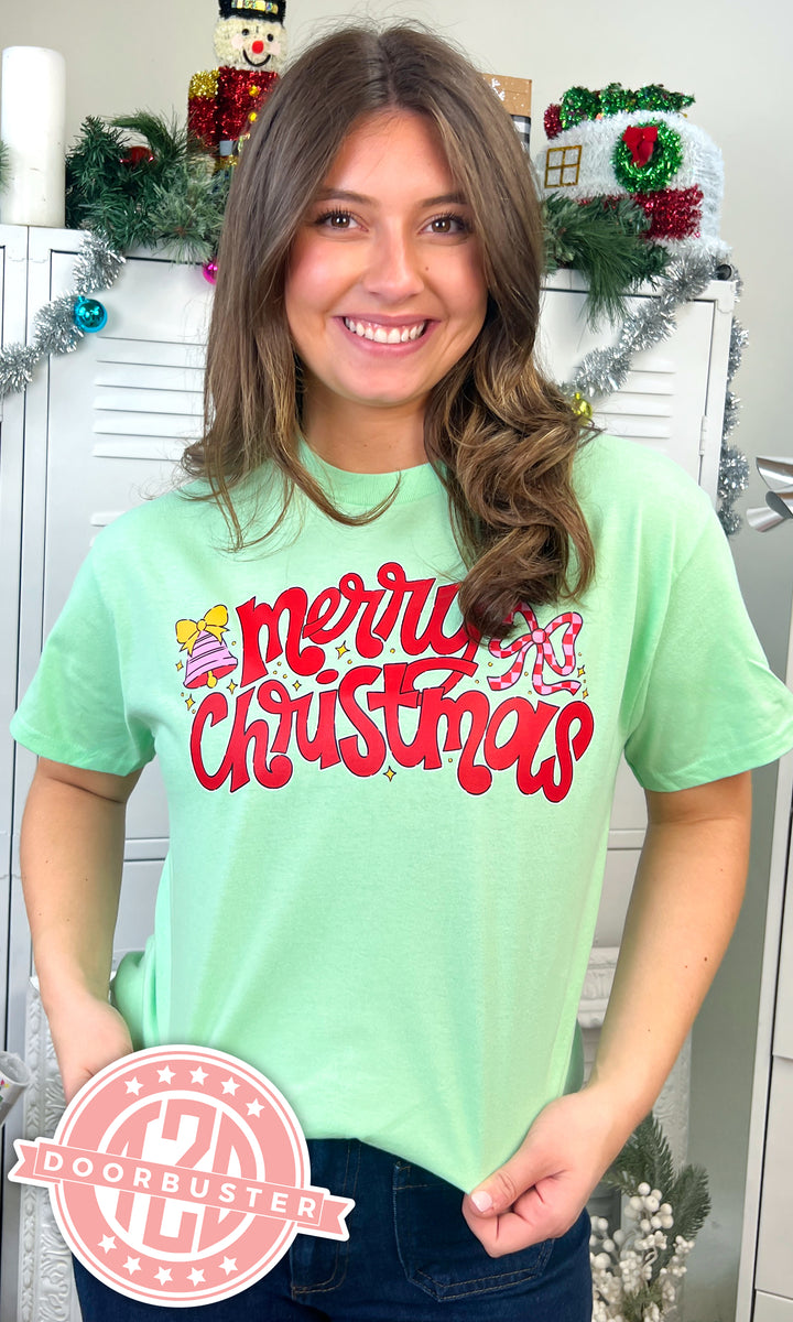 Whimsy Merry Christmas Graphic T-Shirt