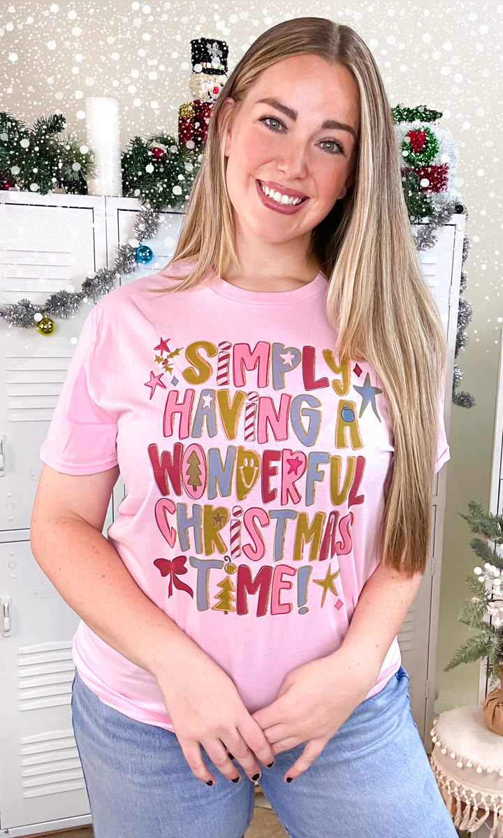 Wonderful Christmas Time Graphic T-Shirt