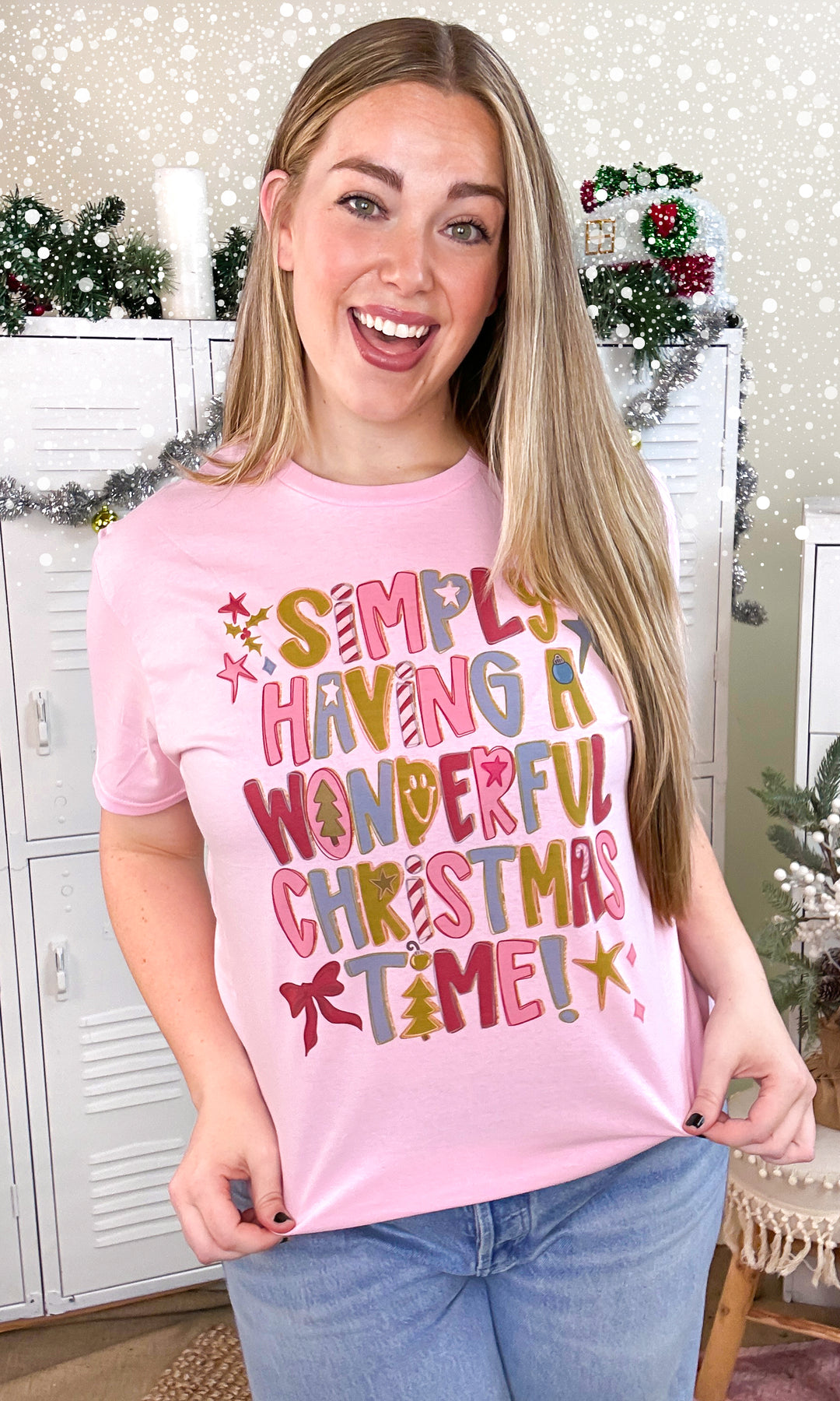 Wonderful Christmas Time Graphic T-Shirt