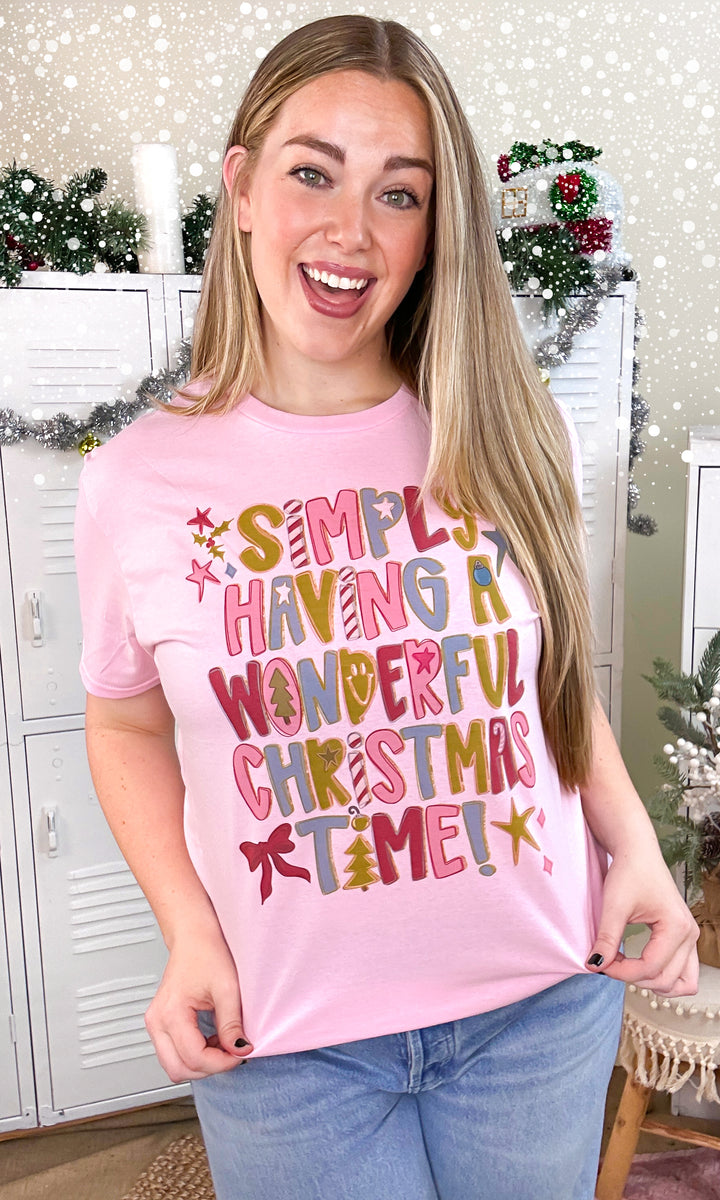 Wonderful Christmas Time Graphic T-Shirt