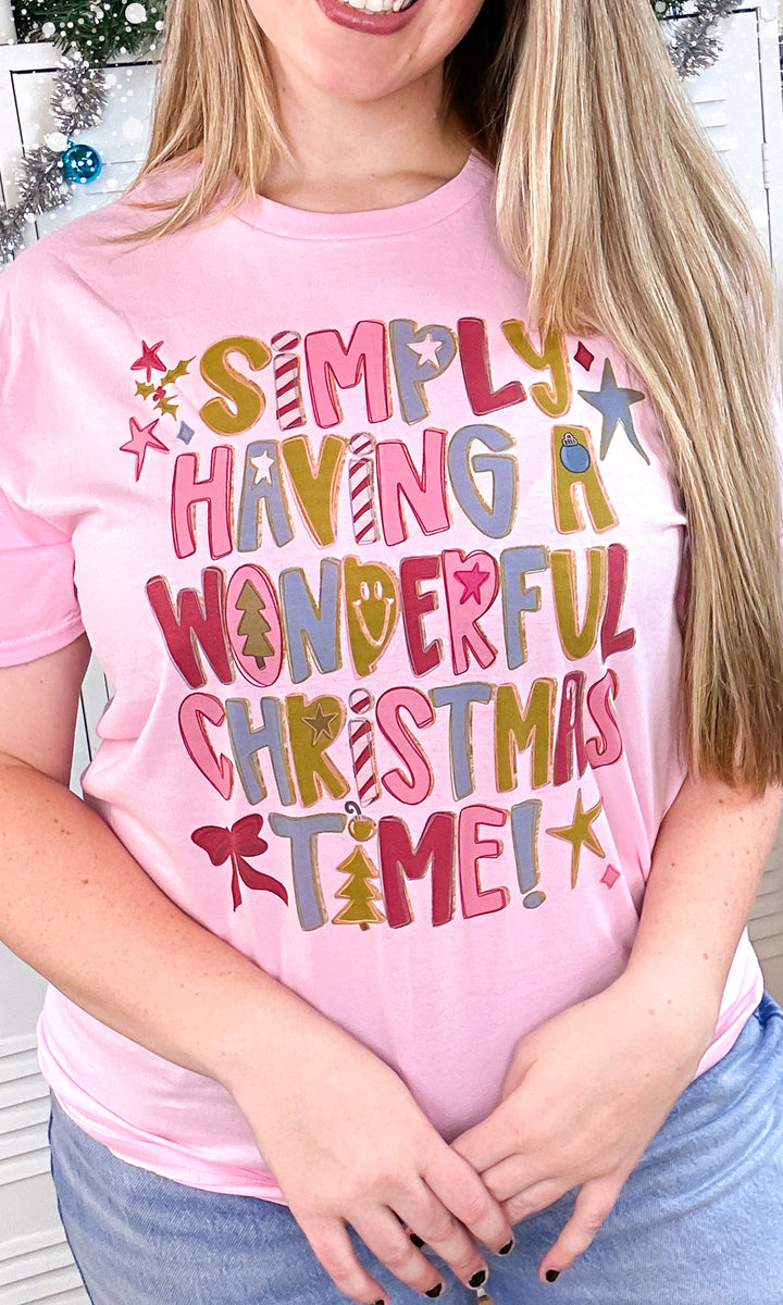 Wonderful Christmas Time Graphic T-Shirt