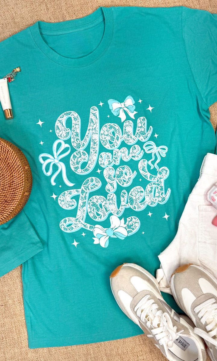 You are So Loved Graphic BF Long Sleeve T-Shirt
