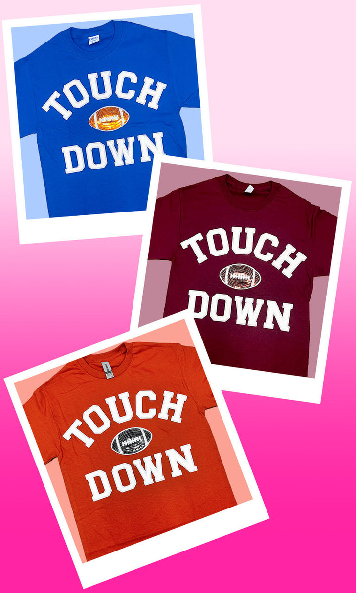Soft Chenille Touchdown Graphic Sweatshirt