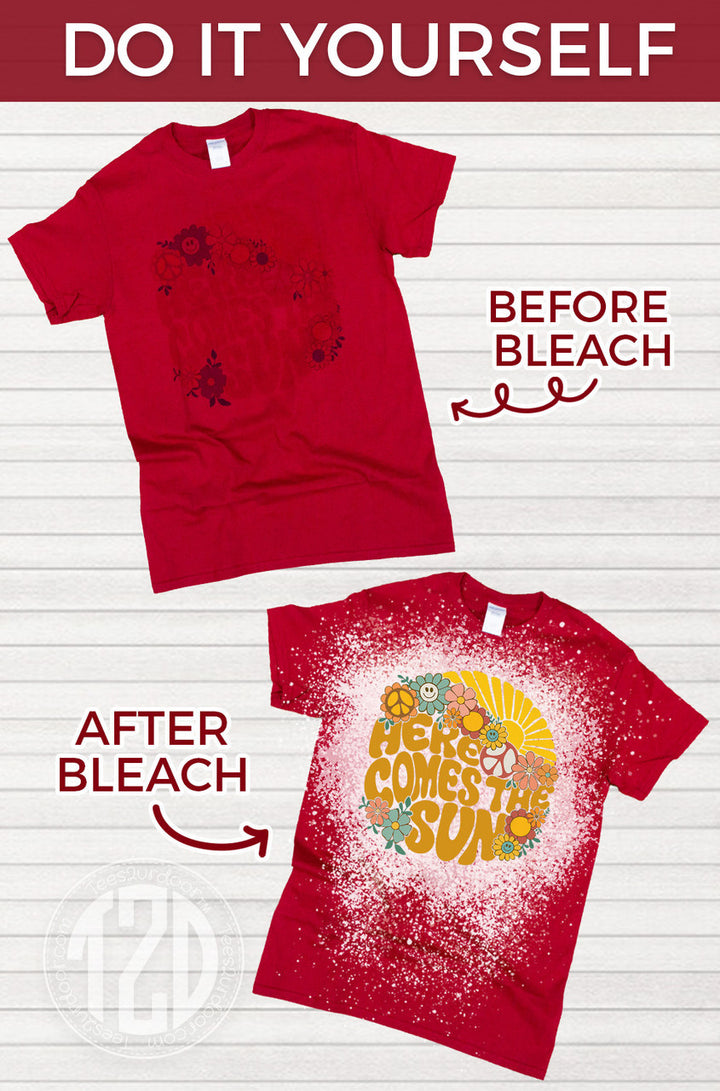 DIY Here Comes The Sun T-Shirt (Do It Yourself)