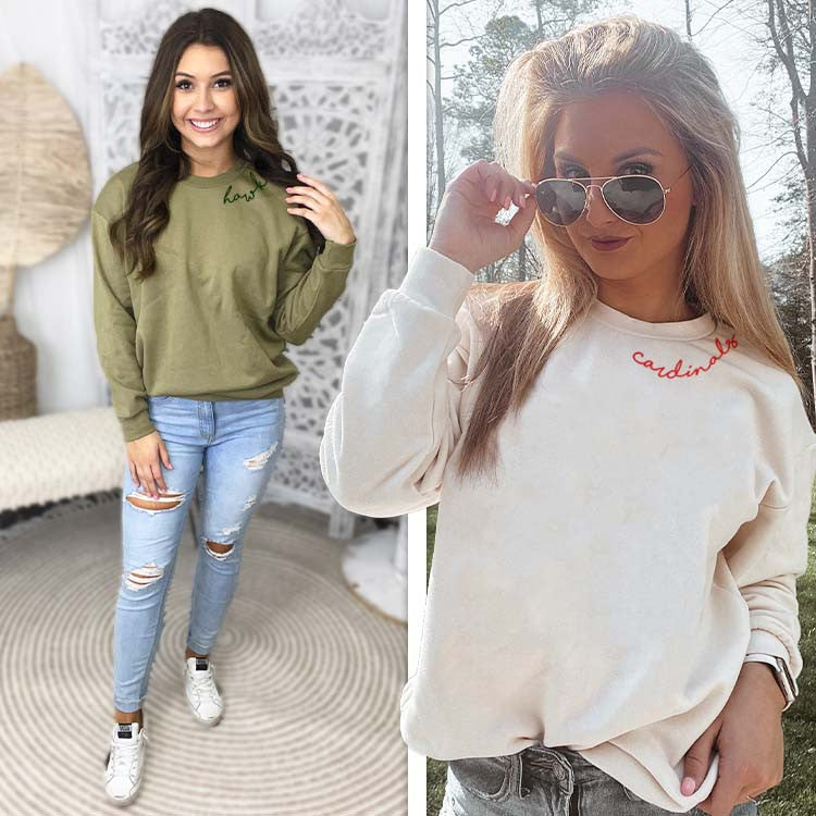 Custom Chain Script Sweatshirt