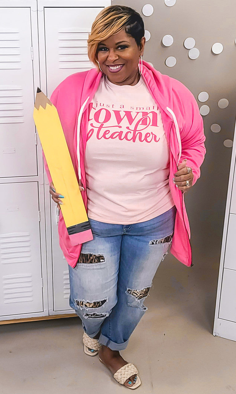Just a Small Town Teacher Graphic T-Shirt
