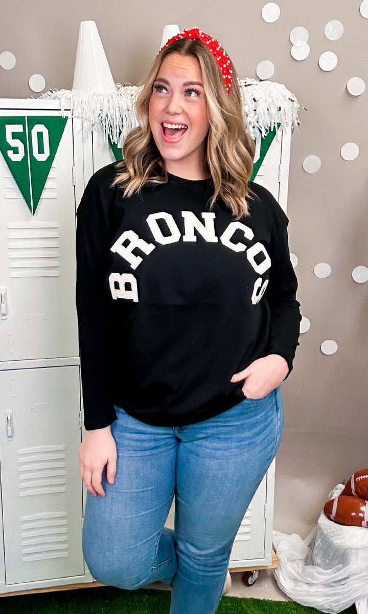 Soft Chenille Custom Mascot Boyfriend Long Sleeve