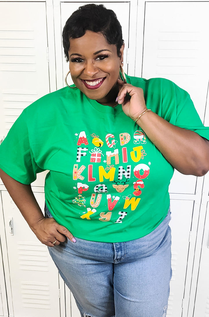 T2D Alphabet Christmas T-Shirt