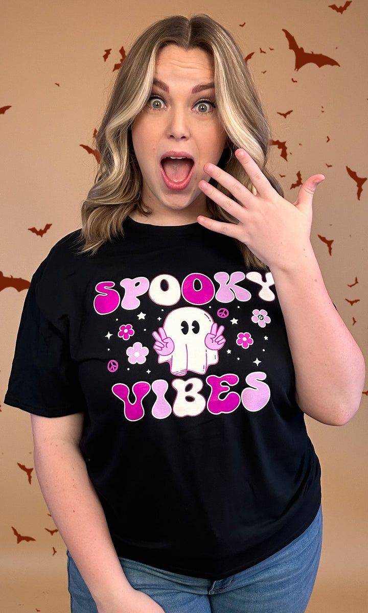 T2D Spooky Vibes Halloween Graphic T-Shirt