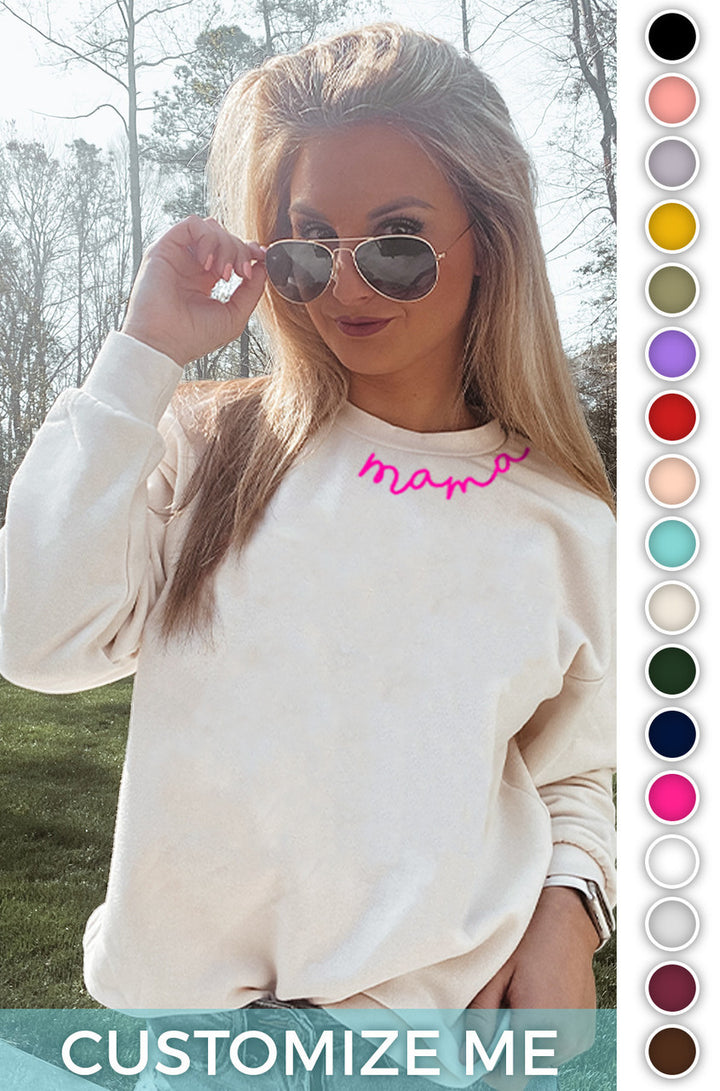Custom Chain Script Sweatshirt