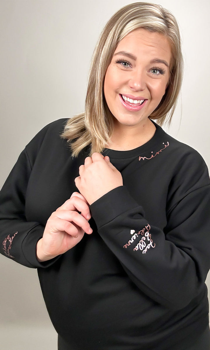 Custom Wear My Heart on My Sleeve Sweatshirt