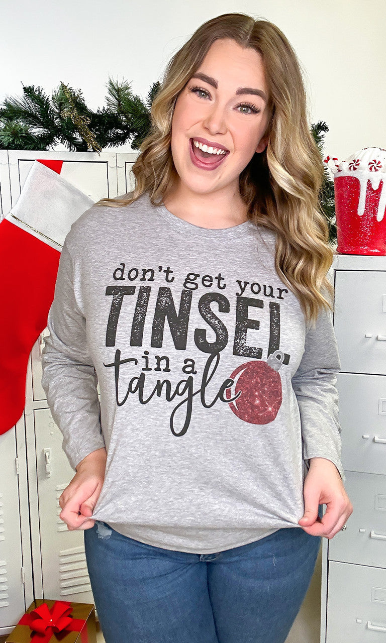 Don’t get your Tinsel in a Tangle Boyfriend Long Sleeve