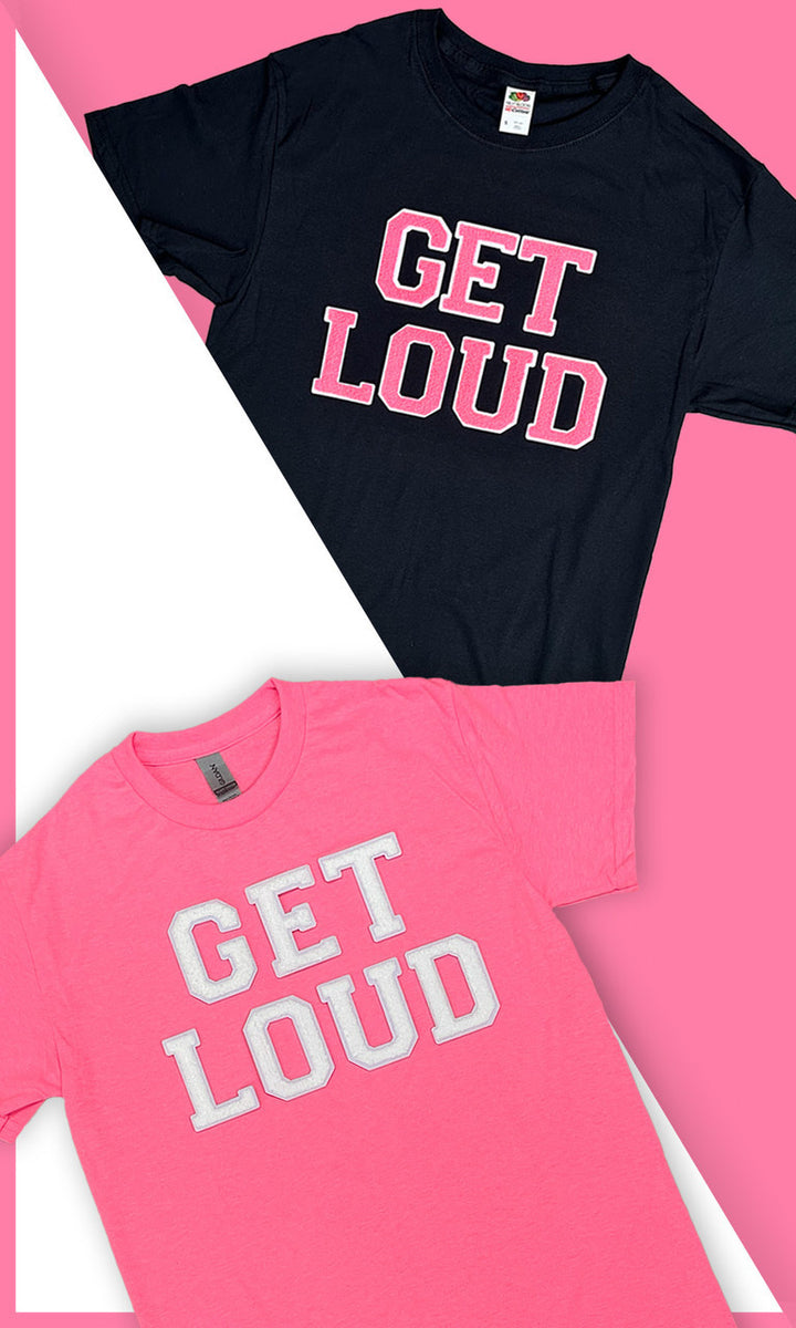 Soft Chenille Get Loud Boyfriend Long Sleeve