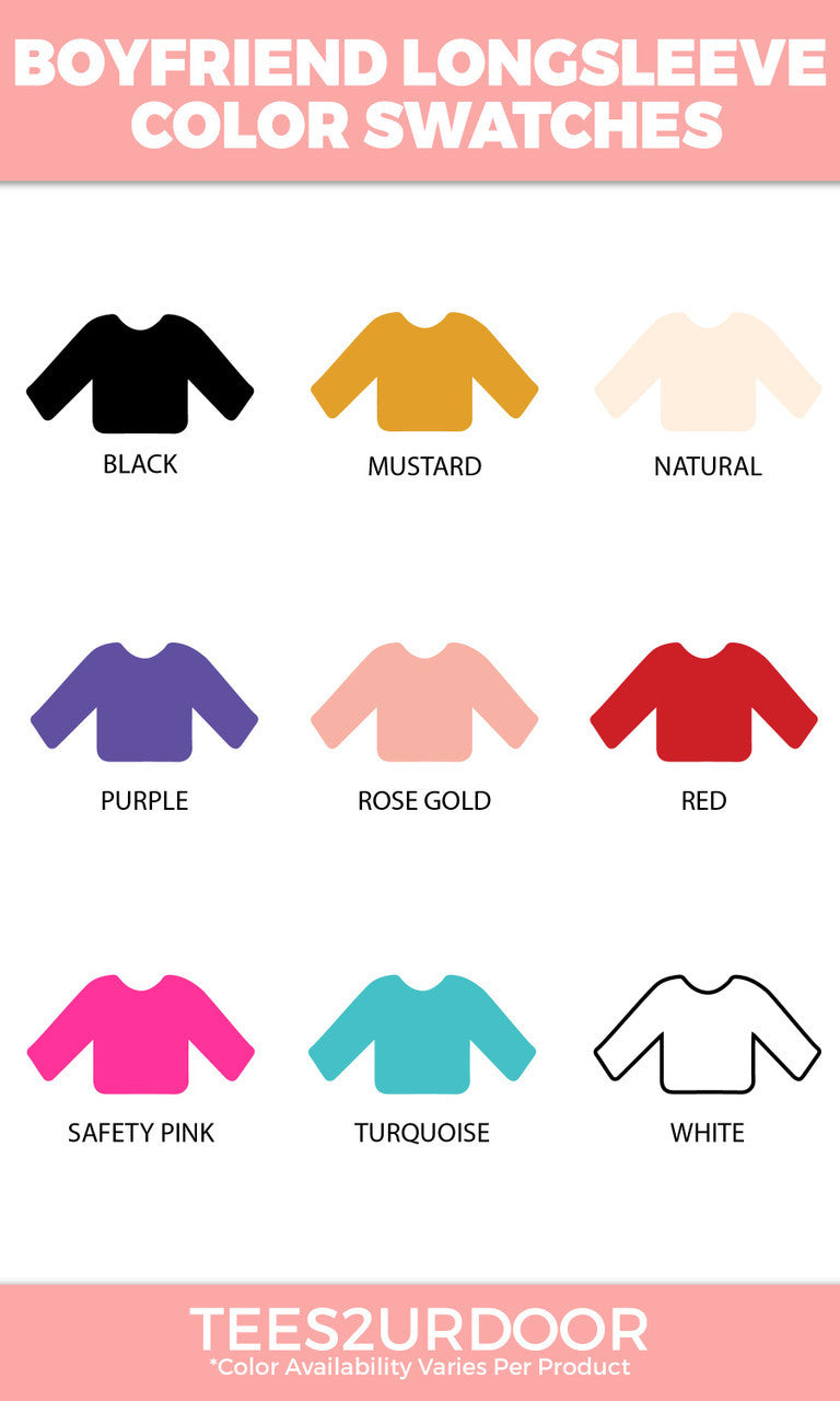 Soft Chenille Making Spirits Bright Boyfriend Long Sleeve T-Shirt