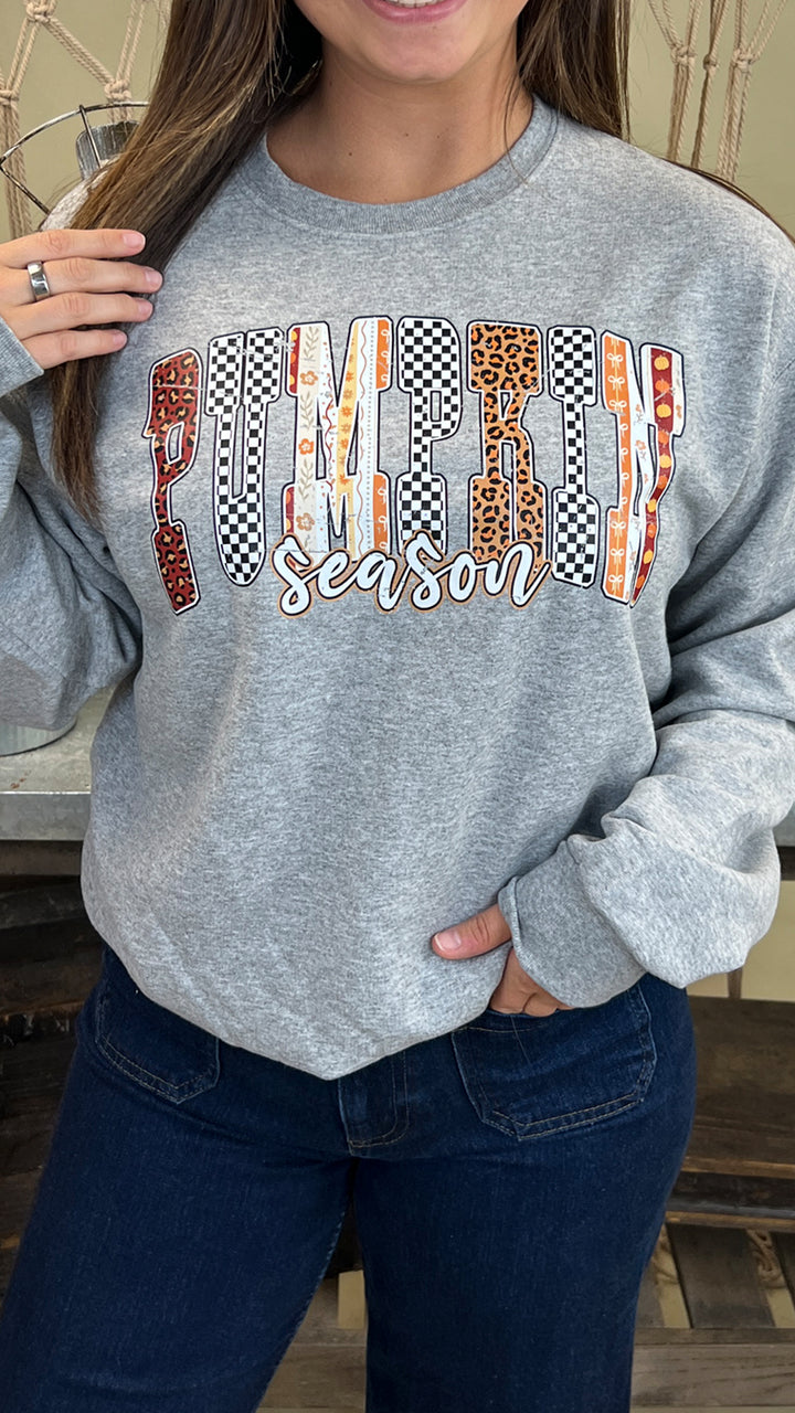 Pumpkin Season Halloween Graphic Sweatshirt