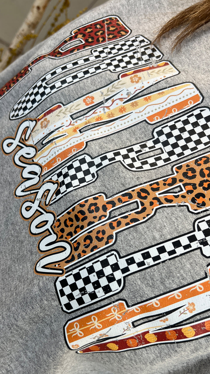 Pumpkin Season Halloween Graphic Sweatshirt