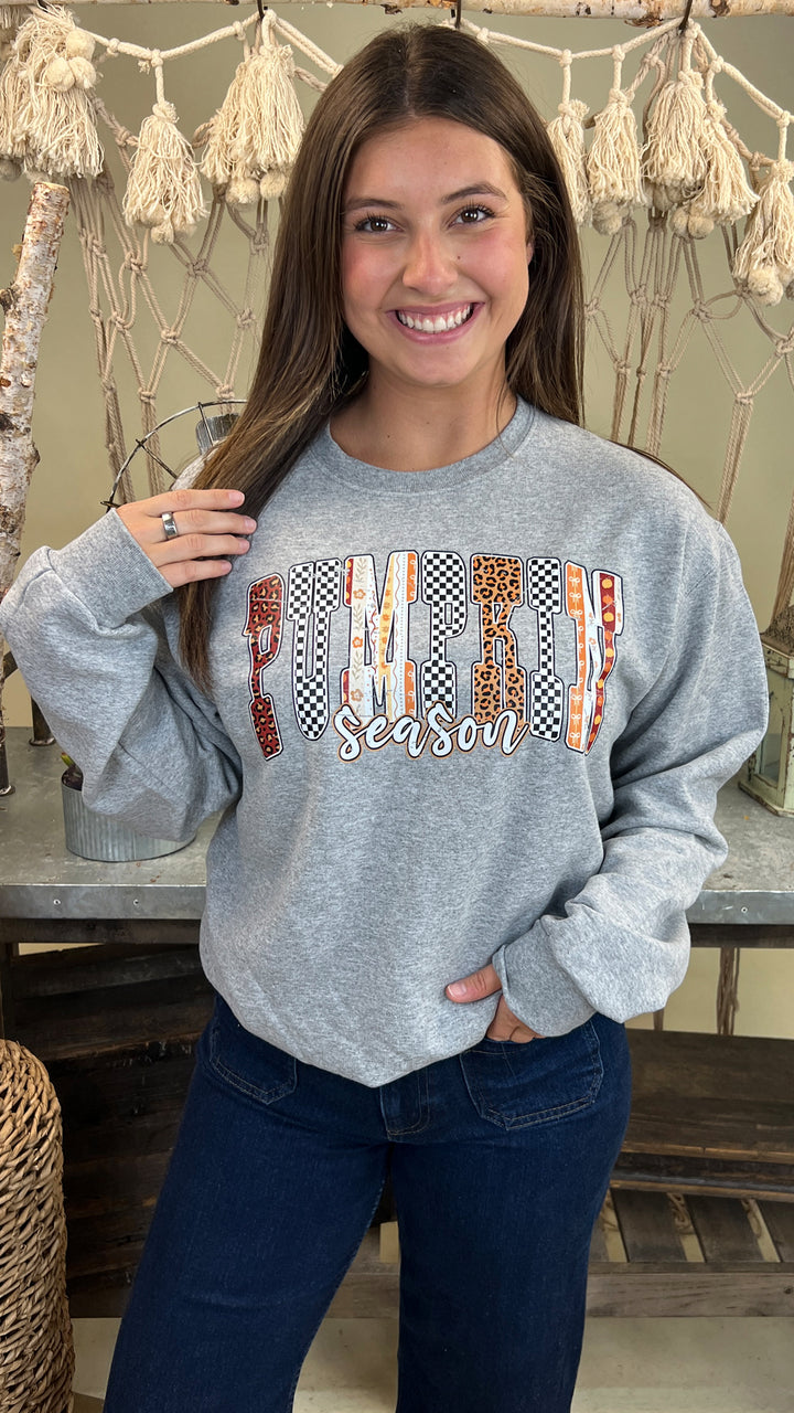 Pumpkin Season Halloween Graphic Sweatshirt