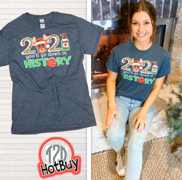 2021-youll-go-down-in-history-christmas-tshirt