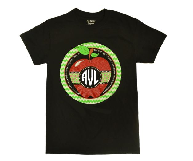Red Apple Monogram T-Shirt 