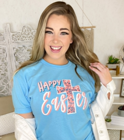 Happy Easter Cross T-Shirt