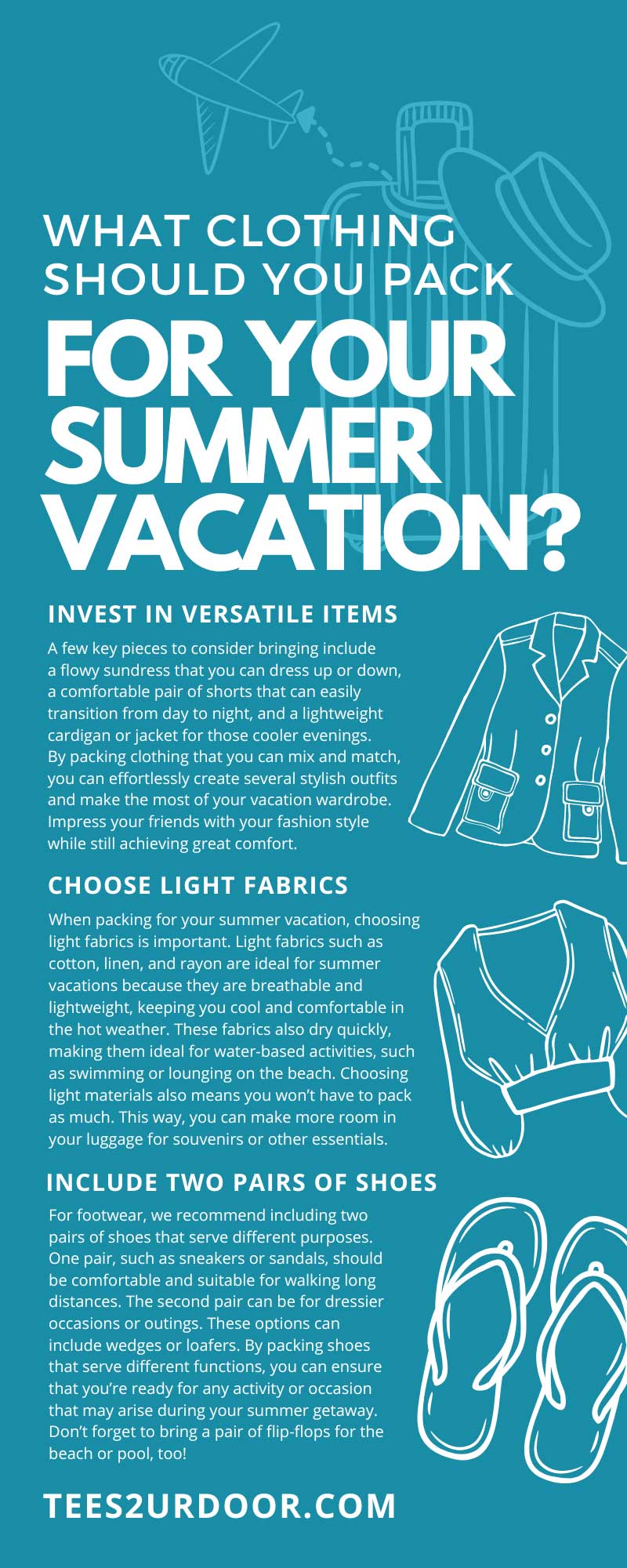 What Clothing Should You Pack for Your Summer Vacation?