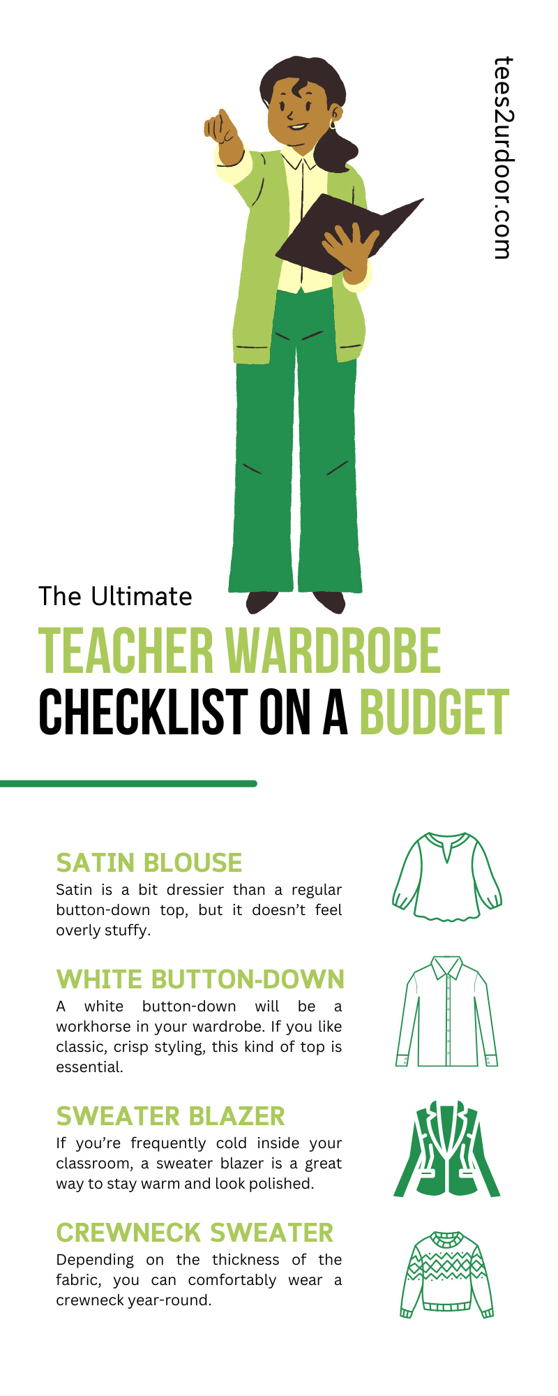 The Ultimate Teacher Wardrobe Checklist on a Budget