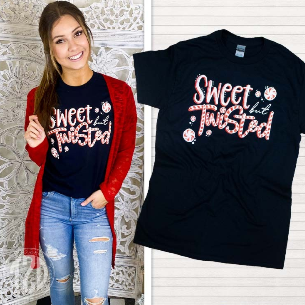 Sweet But Twisted Christmas T-Shirt