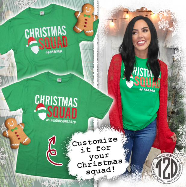 Christmas Squad Custom T-Shirt